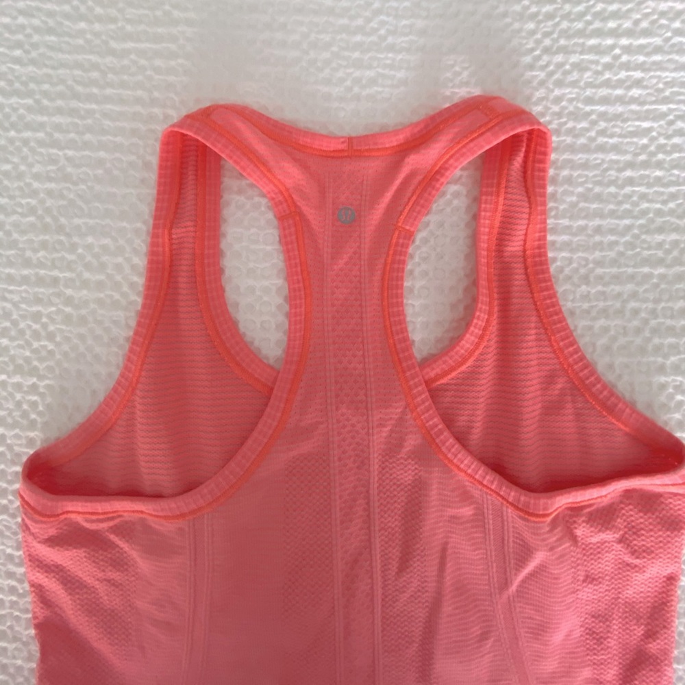 Lululemon Swiftly Racerback tank neon pink